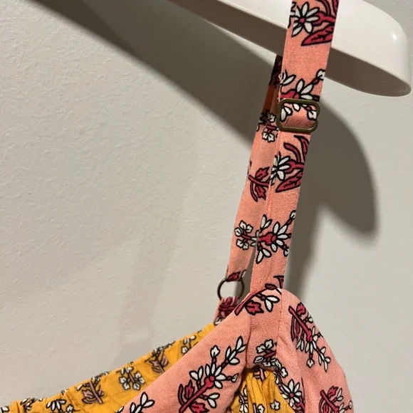 Knox Rose Boho Floral Patchwork Maxi Sundress Women’s XXL Adjustable Straps - Picture 4 of 6